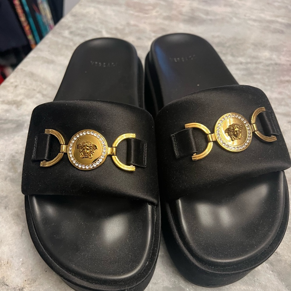 Women’s Versace Platform Slides